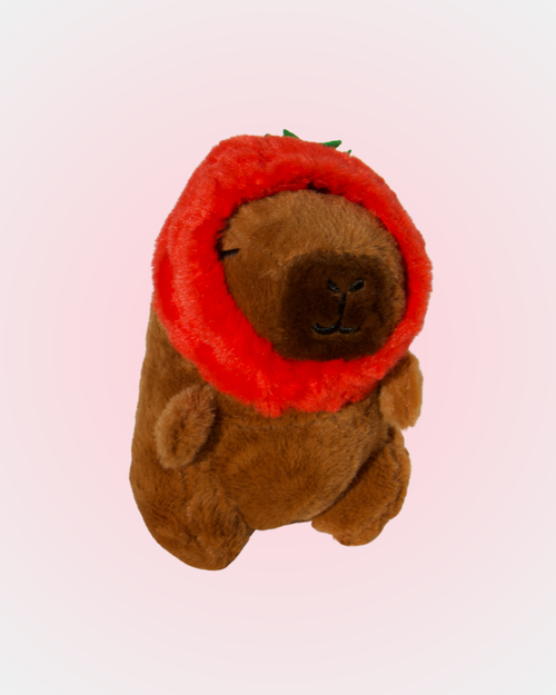 Capybara Plush Keychain