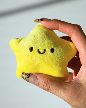 Mini Plush Star Keychain