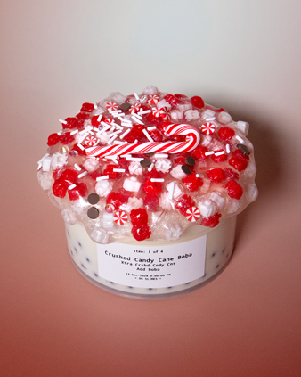 Crushed Candy Cane Boba